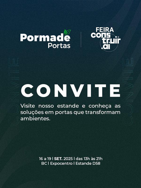Convite Feira Construir.ai
