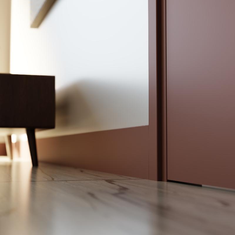 Rodapé 15cm Liso Marrom 2160x2160