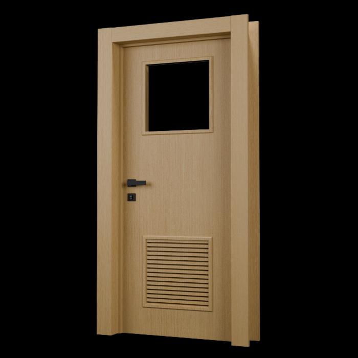 Porta Pronta - Com Visor e Veneziana - Freijó