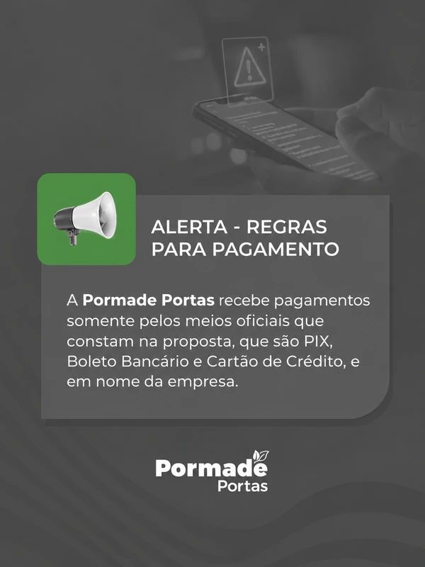 Formas de Pagamento